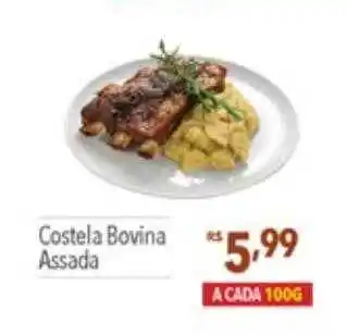 Supermercados Condor Costela bovina assada oferta