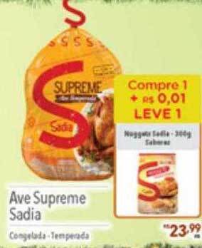 Supermercados Condor Ave supreme sadia oferta