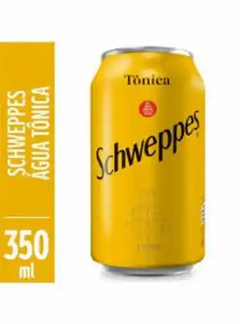 Agua tonica schweppes 350ml