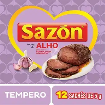 Tempero sazón alho 60g