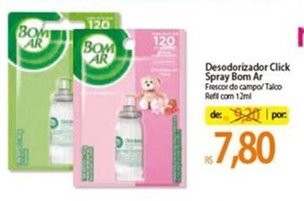 Atacadão Desodorizador Click Spray Bom Ar 12ml oferta