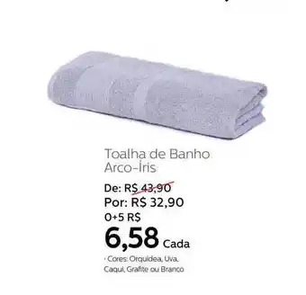 Grupo Formosa Toalha De Banho Arco íris oferta