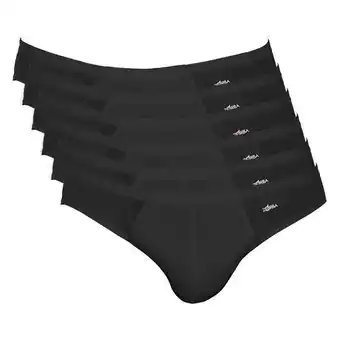 Farmácias Pague Menos Kit com 06 cuecas slip zorba algodão 791 g preto oferta