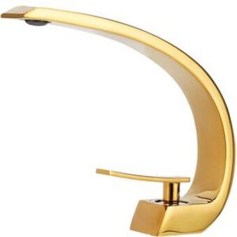 Leroy Merlin Torneira para banheiro misturador monocomando baixa itapecuru pingoo.casa - dourado oferta