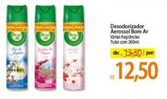 Atacadão Desodorizador Aerossol Bom Ar 360ml oferta