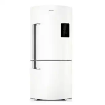 Geladeira brastemp frost free inverse 588 litros branca com smart bar bre85ab
