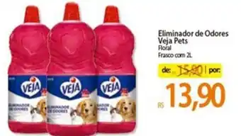 Atacadão Eliminador de Odores veja pets 2L oferta