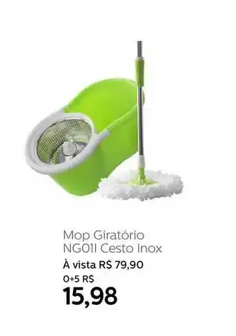 Mop Giratório Ngo1l Cesto Ino