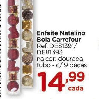 Carrefour Enfeite natalino bola oferta