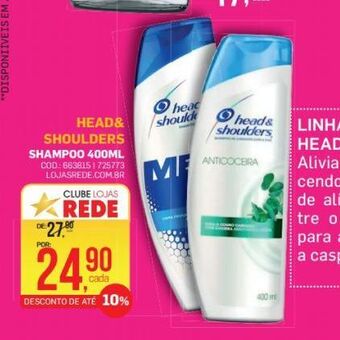 Lojas Rede Shampoo oferta