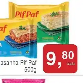 Mineirão Atacarejo Lasanha pif paf oferta