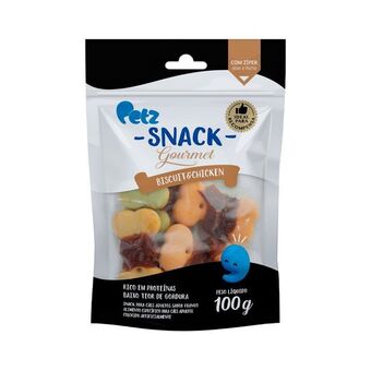 Petz Snack petz gourmet biscuit & chicken para cães 100g oferta