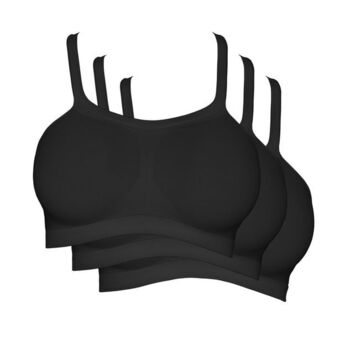 Farmácias Pague Menos Kit com 03 soutiens bandini hanes sem costura h299 oferta