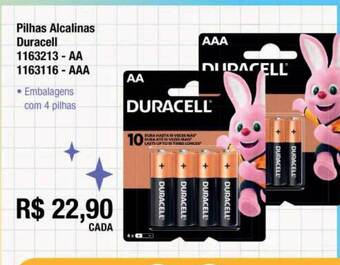 Multicoisas Pilhas alcalinas duracell oferta