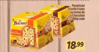 Supermercados Big Compra Panettone triunfo frutas ou gotas de chocolate cada oferta