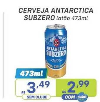 Prezunic Cerveja antarctica subzero oferta