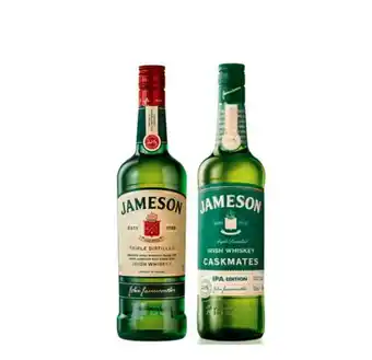 Pão de Açúcar Whiskey jameson 750ml + whiskey jameson caskmates ipa 750ml oferta