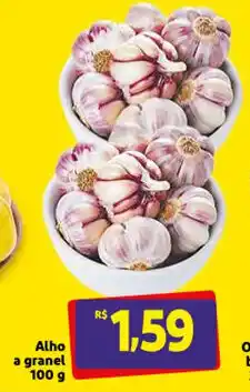 Mercado Extra Alho a granel 100g oferta