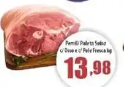 Superbom Bauru Pernil/ Paleta Suina c/ osso e c/ Pele Fresca 1kg oferta