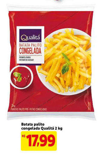 Mercado Extra Batata palito congelada Qualita 2kg oferta