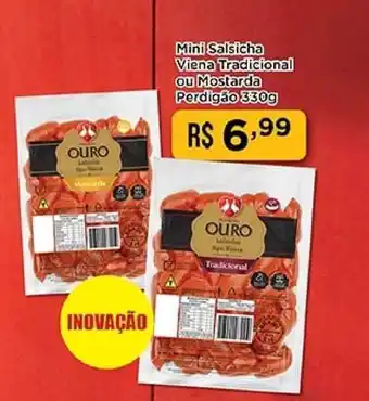 Negreiros Mini Salsicha Viena Tradicional Ou Mostarda Perdigão 330g oferta