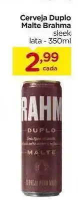 Carrefour Cerveja Duplo Malte Brahma Sleek 350ml oferta