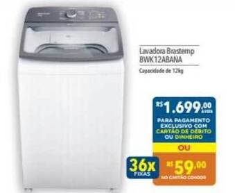 Supermercados Condor Lavadora Brastemp Bwk12abana oferta