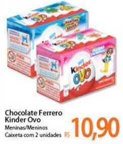 Atacadão Chocolate Ferrero Kinder Ovo oferta