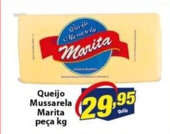 Vencedor Atacadista Queijo Mussarela Marita peca 1kg oferta