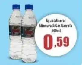 Agua Mineral Mimnua s/ gas garrafa 500m