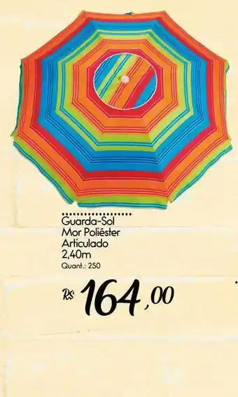 Giassi Supermercados Guarda Sol Mor Poliéster Articulado oferta