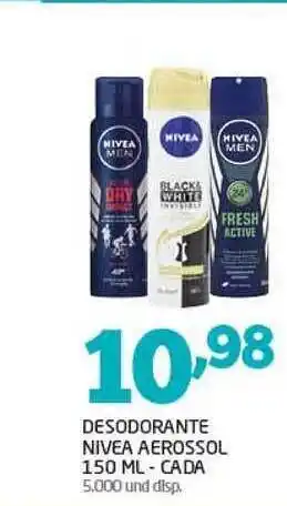 Cooper Desodorante Nivea Aerossol 150ml oferta
