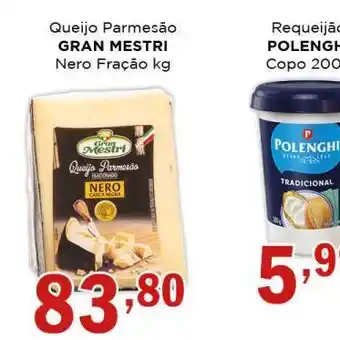 Supermercados Mundial Queijo parmesão oferta