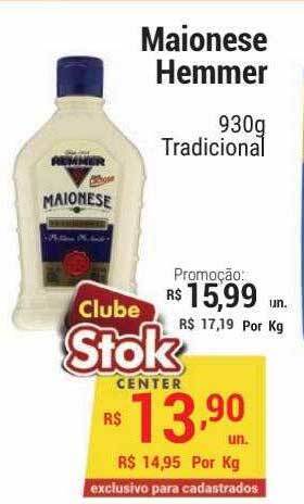 Maionese hemmer tradicional