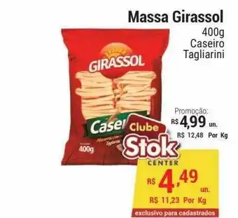 Stok Center Massa girassol oferta