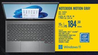 Zema Notebook motion gray oferta