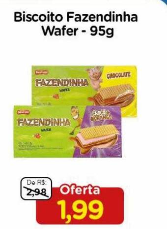 Nagumo Biscoito fazendinha wafer oferta
