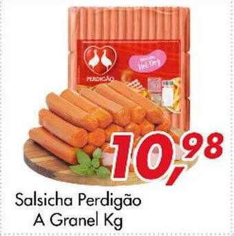 Salsicha perdigão a granel