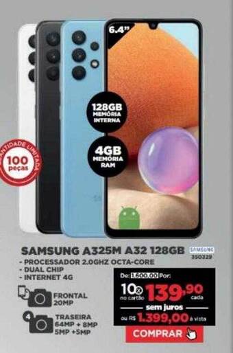 Móveis Simonetti Samsung a325m a32 128gb oferta