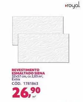 Revestimento esmaltado siena