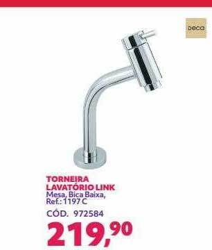 Telhanorte Torneira lavatório link oferta