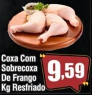 O Boticário Coxa com Sobrecoxa de frango 1kg resfriado oferta
