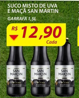 Assaí Atacadista Suco Misto De Uva e Maca San Martin 1.5L oferta