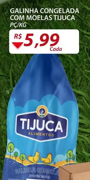 Galinha Congelada com Moelas Tijuca