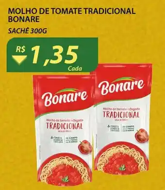 Assaí Atacadista Molho de Tomate Tradicional Bonare 300g oferta