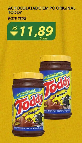 Assaí Atacadista Achocolatado em po Original Toddy 750g oferta