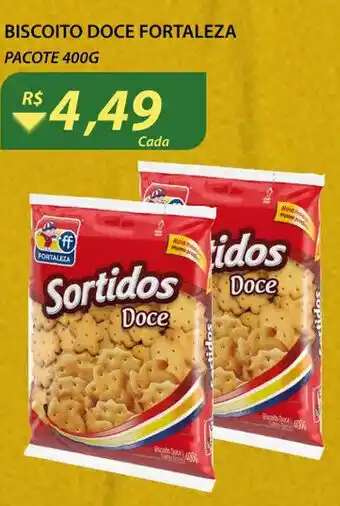 Assaí Atacadista Biscoito Doce Fortaleza 400g oferta