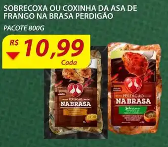 Sobrecoxa ou Coxinha da asa de frango Na Brasa Perdigao 800g