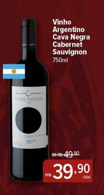Perini Vinho argentino cava negra cabernet sauvignon oferta