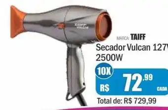 Taiff secador vulcan 127v 2500w
